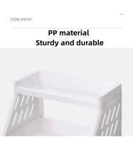 Organizador De Escritorio Blanco Con Dos Niveles Para Almacenamiento Y Exhibición De Suministros De Oficina Y Stationery - details 3