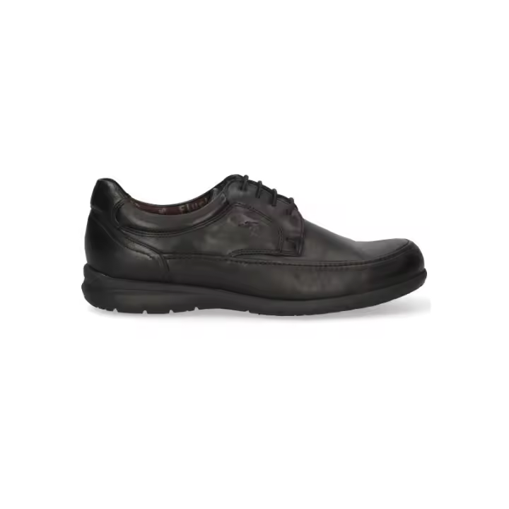 Zapatos Bluchers FLUCHOS 8498 Negros de Piel - Diseño Actual - 1