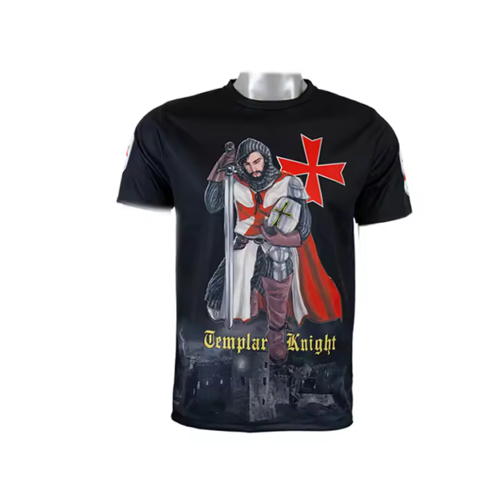 Camiseta Templarios (negra) - 1