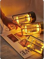 Lámpara De Mesa LED De Cristal Recargable Táctil Para Decoración De Habitación Y Escritorio Lámpara Nocturna Para Dormitorio Y Restaurante - details 5
