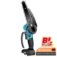 Motosierra sin escobillas para Makita, sierra eléctrica inalámbrica, batería de 18V, sierra de registro de jardín de mano, herramientas de corte de carpintería, 6 pulgadas Batería sin cepillo - details 0