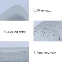 Cesta De Enjuague Retráctil Para Cocina Organizador De Plástico Ajustable Para Frutas Y Verduras Cesta De Almacenamiento Para Lavado De Cocina Accesorio Doméstico - details 8