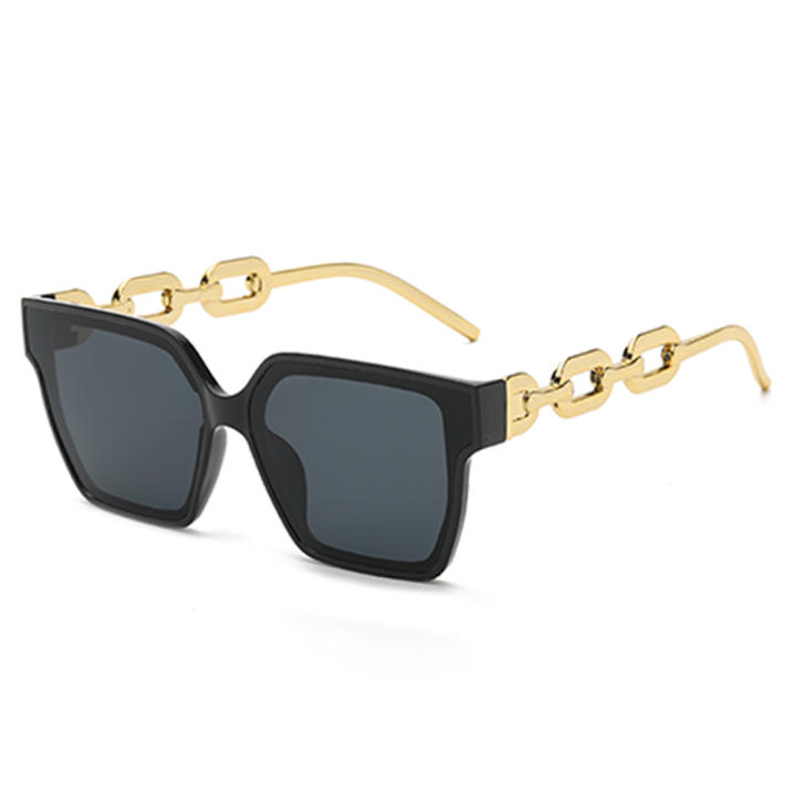 Gafas De Sol Para Mujer Estilo Gato Vintage Marca Diseñadora Lentes UV400 Cuadradas Grandes Negro Moda Protección Solar