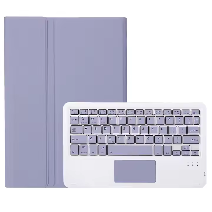 A0N7-A For Xiaomi Pad 6/Pad 6 Pro PU Tablet Case Slim Folio Stand Cover with Touchpad Keyboard - 1