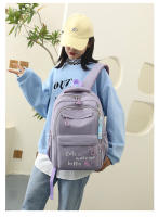 Mochila Escolar Kawaii Fengdong para Niñas Impermeable en Tela de Nylon con Forro de Material FD-6292-1 Bolsa de Hombro Grande para Viajes y Estudiantes Universitarias - details 1