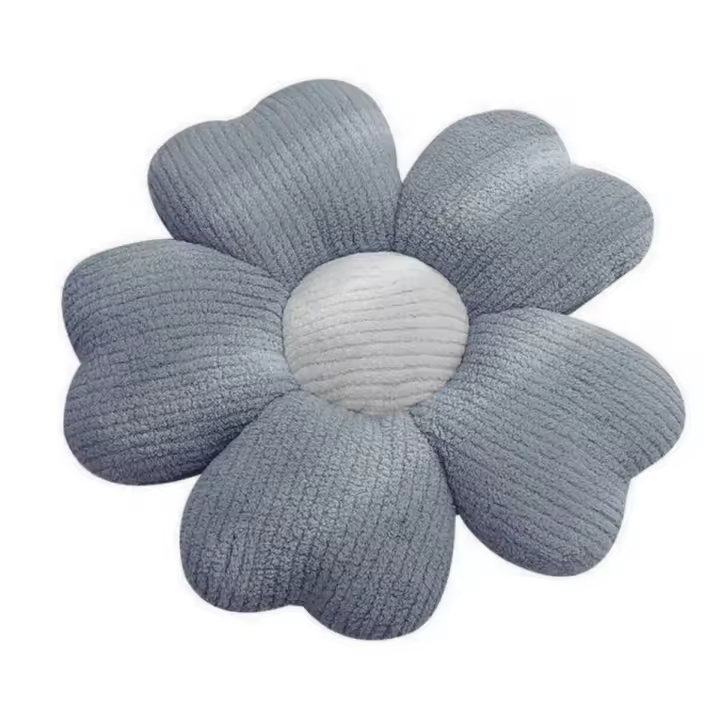 Cojín Versa Gris Flor 48 x 48 cm - 1