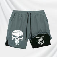 Shorts Deportivos Casuales De Verano Para Hombres Con Doble Capa Y Patrón Impreso Talla S-2XL Funcionalidad Multi-Funcional - details 3