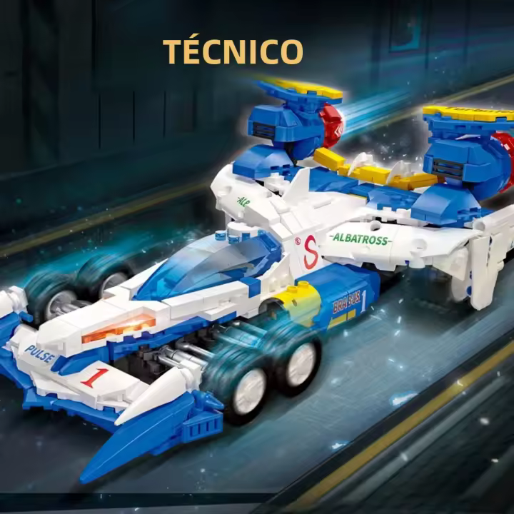 Conjunto De Bloques De Construcción Técnicos 92003 Anime Future GPX Cyber Formula MOC AKF-11 Modelo Asrada Juguetes Para Niños - 1