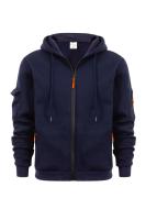 Sudadera con capucha y cremallera para hombre, chaqueta deportiva informal de talla grande, para otoño e invierno - details 20