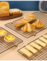 Rack De Enfriamiento De Acero Inoxidable Para Hornear Pastel Y Pan Soporte De Alimentos Malla De Hierro Carbono Resistente Al Horno Para Barbacoa ZXH - details 1