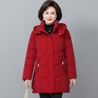 Abrigo De Invierno Para Mujer Con Capucha Acolchado Y Bolsillos Cremallera Cierre De Cremallera Material De Algodón Y Poliéster Estilo Casual - details 9