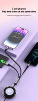 Cable USB 3 En 1 6A Carga Rápida Para Samsung Xiaomi iPhone 13 12 Realme Huawei Tipo C Cable De Carga Para Teléfono Micro USB Data Cable - details 3