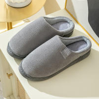Zapatillas De Peluche Para Hombres Invierno Calor No Eslipes Comodidad Plush Para Interior Y Dormitorio Parejas - details 6