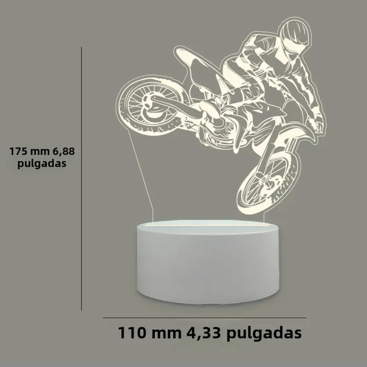 Lámpara De Noche Para Niños Decoración De Habitación Regalo De Cumpleaños Creativo Luz LED Moderna Para Mesa O Cama - 1