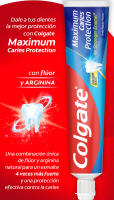 Pasta de dientes Colgate Maximum Caries Protection 75ml Pack de 6 | Protección Anticaries para Toda la Familia. Mantén tus dientes fuertes y libres de caries. - details 0