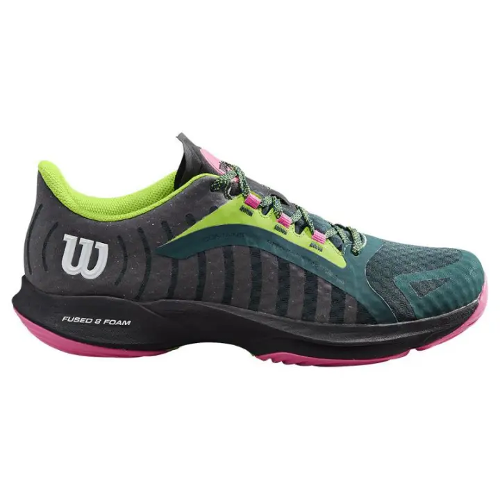 Zapatillas Wilson Hurakn Pro Verde Negro Mujer - 1