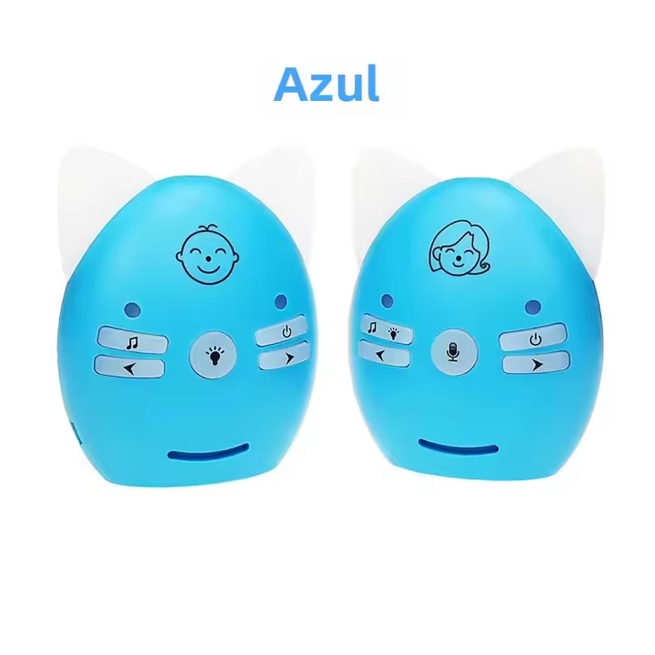 Monitor De Bebé Inalámbrico Con Audio Doble Dirección Alarma Teléfono Móvil Luz Nocturna Música Vídeo Nanny Intercomunicador Portátil PEGATAH - 1
