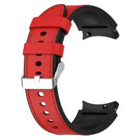 Correa De Reloj Samsung Galaxy Watch 7 6 5 4 pro Classic 47 43mm 46mm 40mm 44mm De Silicona Y Cuero Reemplazo De Pulsera Unisex - details 16