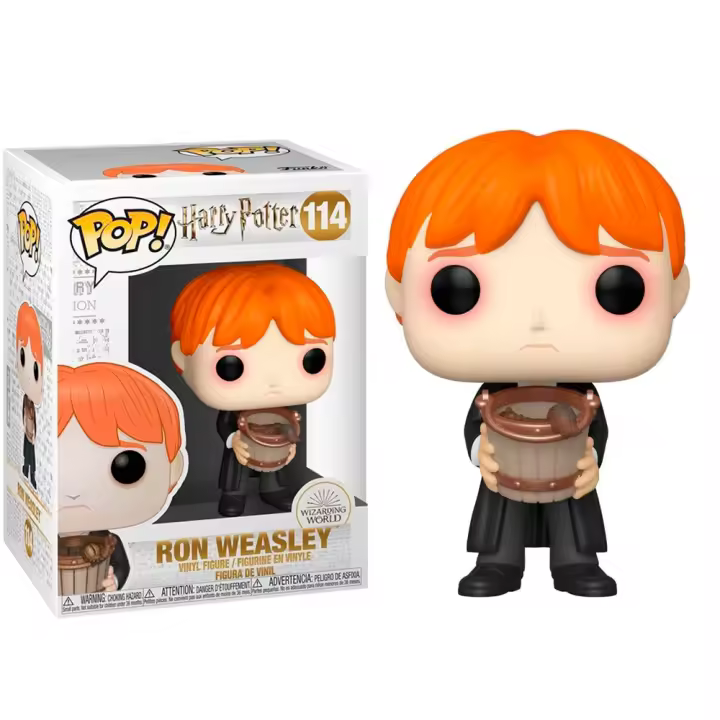 Funko Harry Potter Ron Weasley Caldero gusanos pucking slugs with bucket  114 Pop Vinyl Figura - 1