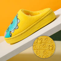 Chupines De Invierno Para Niños Dinosaurio Suaves Y Cálidos De Plush No Slip Para Interior Talla True to Size Unisex - details 9