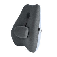 Almohada De Cintura Para Oficina Soporte De Espalda De Memoria Con Relleno De Algodón 100% Puede Ser Ajustado Para No Colapsar Almohada De Asiento Y Espalda - details 4