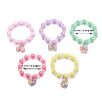 Pulseras De Corazón Colorido Con Lazo Ajustable Y Cuentas Para Niñas Set De 5 Piezas Regalo Para Cumpleaños Y Amigas - details 3