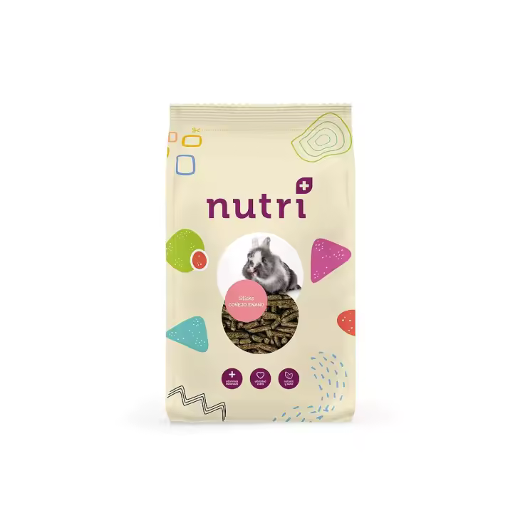 NUTRI+ ROEDORES STICK CONEJO ENANO BIG 4000GR APROX - 1