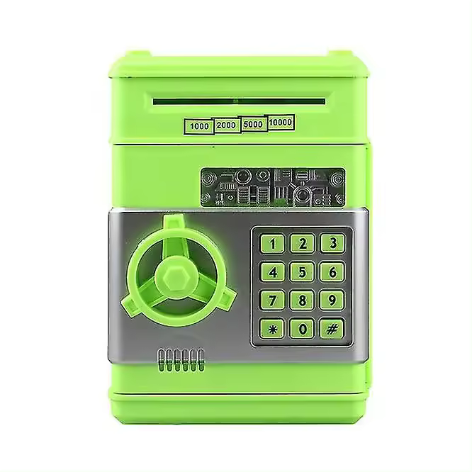 Hucha Electrónica para Niños 3-12 Años Caja Fuerte Niños Hucha Cajero Automatico Hucha con Código Caja de Monedas Banco de Dinero Divertido Caja Fuerte Juguete Regalo para Niños Niñas - 1