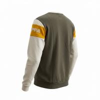 Sudadera de hombre Kappa Baldo algodón verde, sin capucha cuello redondo y puños acanalados para uso diario y estilo urbano - details 2