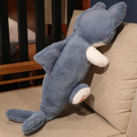 Muñeco De Peluche De Gato Con Ojos Grandes Y Diseño De Ballena Creativa Suave Y Cartoon Juguete Para Niños Regalo De Navidad - details 9