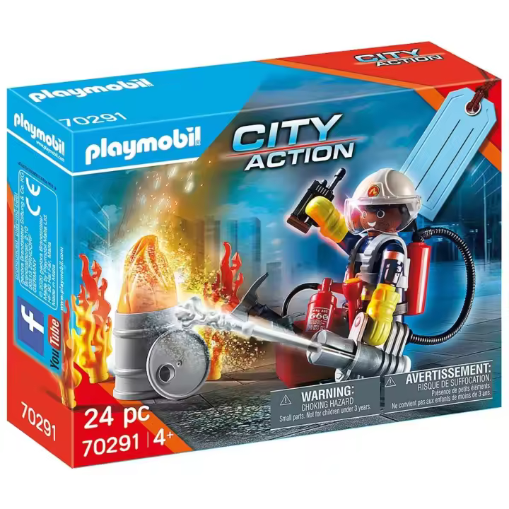 PLAYMOBIL SET BOMBEROS, 70291, TIENDA CON LICENCIA OFICIAL - 1