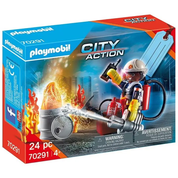 PLAYMOBIL SET BOMBEROS, 70291, TIENDA CON LICENCIA OFICIAL - 1
