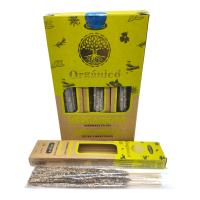 Incienso Orgánico de Bergamota   Ullas Hecho a Mano sin Mano de Obra Infantil y con Aceites Naturales, 12 Cajitas de 25g c/u. - details 0