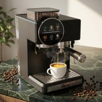 Máquina de café superautomática con Molinillo Integrado 20 Bar 1350W, Cafetera con Tolva de Granos 100g, Depósito 1.8L, Portafiltro 51mm, Vaporizador de Leche, Espresso Frío y Caliente, Cappuccino, Doble Espresso, Don Feliz - details 0
