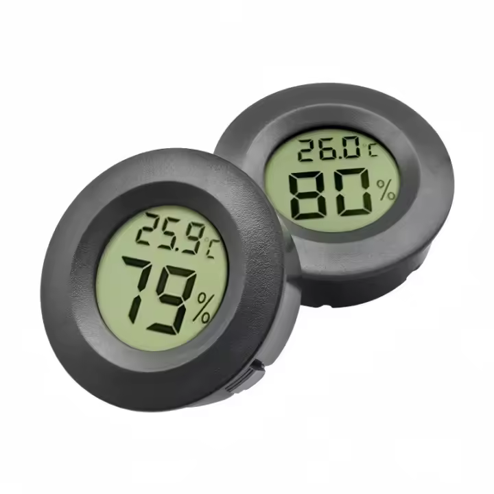 Mini Termómetro Y Higrómetro LCD Digital Para Nevera Y Congelador Rango De Temperatura -50~ +70°C Medidor De Temperatura Y Humedad Sensor Detector - 1