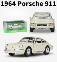 Coche De Escala WELLY 1:24 Porsche 911 De 1964 Juguete De Simulación Alta Metal Y Aleación Para Colección Y Regalos Para Niños - details 1