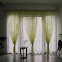 Cortinas De Moda Para Ventana Sencillas Y Modernas En Color Solido De Alta Calidad Decoración Festiva Para Bodas Y Hogar - details 76