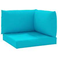 vidaXL Cojines para palés 3 piezas tela Oxford Color Antracita,  Crema,  Rojo y mas Cojín Decorativo de Asiento Cojines de muebles de salon - details 8
