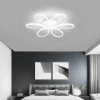 Lámpara De Techo LED Moderna Para Pasillo Sala De Estar Dormitorio Comedor Oficina Iluminación Interior Blanco Fuente De Aluminio - details 5