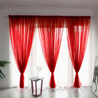 Cortinas De Moda Para Ventana Sencillas Y Modernas En Color Solido De Alta Calidad Decoración Festiva Para Bodas Y Hogar - details 61
