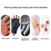 Guantes De Levantamiento De Peso De Cuero PU Doble Capa Con Correas Para Muñeca Para Hombres Y Mujeres Entrenamiento De Gimnasio Deadlift Press De Banca Pull-up - details 5
