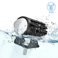 Faros LED Para Motocicleta Luces De Spot Super Brillantes Para Conducción Cercana Y Lejana Doble Color Accesorios De Modificación De Motocicleta - details 2