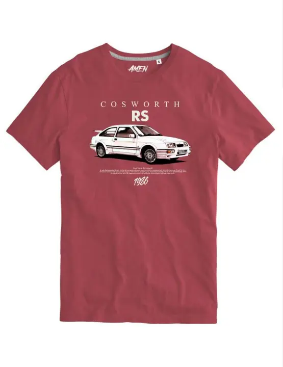 Camiseta A.M.E.N 'Ford Sierra' Rojo - 1