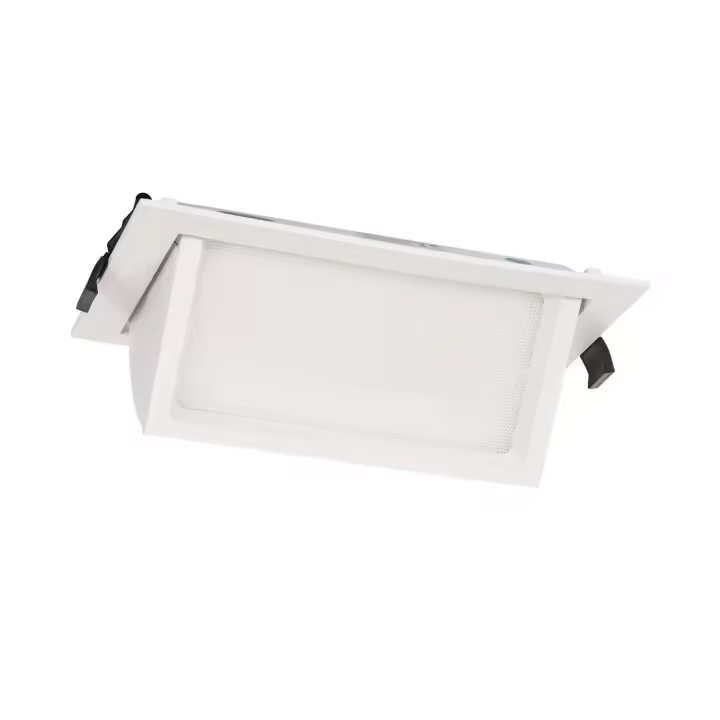 Ledkia Downlight LED 46W Rectangular Direccionable OSRAM 120 lm/W Corte 210x125 mm No Flicker 3000K Blanco Cálido - 1