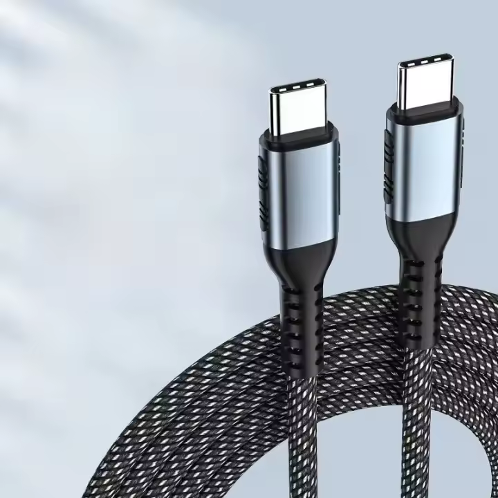 Cable De Carga Rápida 100W 6A Tipo C a Tipo C Para Samsung Xiaomi Redmi Cable De Datos USB C Para MacBook pro iPad pro - 1