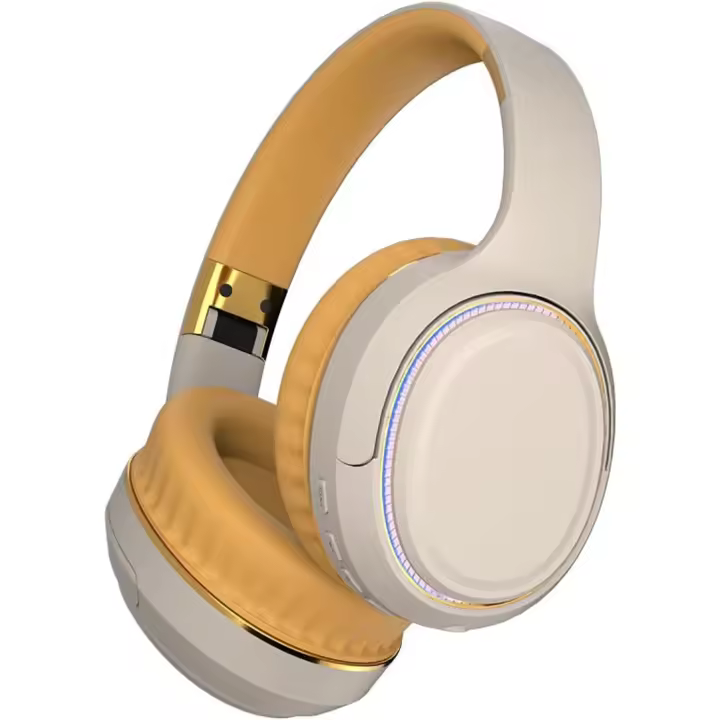 Auriculares inalámbricos portátiles plegables y ligeros, lámparas de succión frescas rgb, auriculares Bluetooth de audio de alta resolución diseñados para la ergonomía - 1
