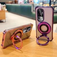 Funda Protectora Transparente Y Antichoque Para OPPO Reno 10 11 12 Realme 13 pro plus Con Soporte Magnético Y Anillo - details 0