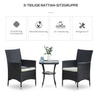 Juego de asiento de muebles de Balcón para 2 personas - details 5