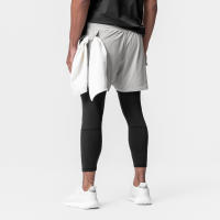 Nuevos Shorts Cortos Para Hombre Verano 2024 2-en-1 Casual Street Fitness Entrenamiento Secado Rápido Transpirable Running Shorts - details 13
