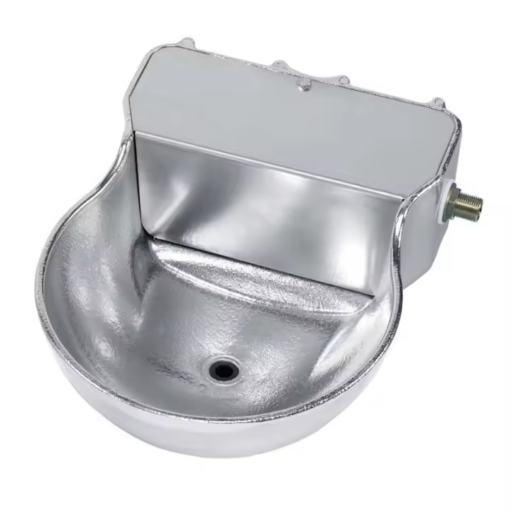 Bebedero Automático para Caballos Aluminio  23x30x12 cm - 1